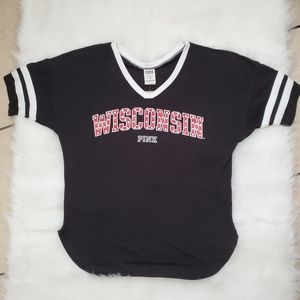 VS PINK University of Wisconsin Shirt